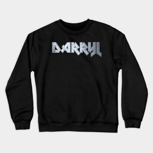 Heavy metal Darryl Crewneck Sweatshirt by KubikoBakhar